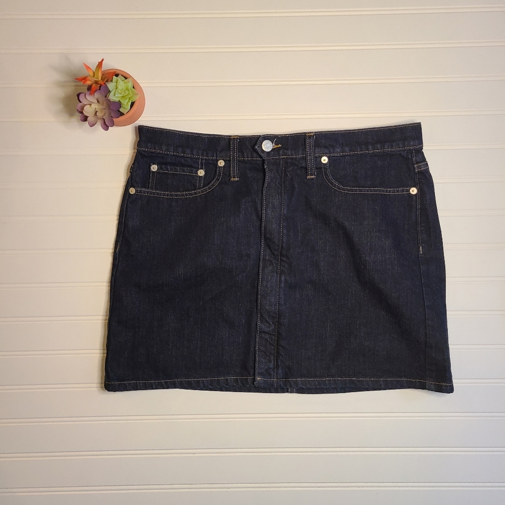 Madewell Jean Mini Skirt Size 29